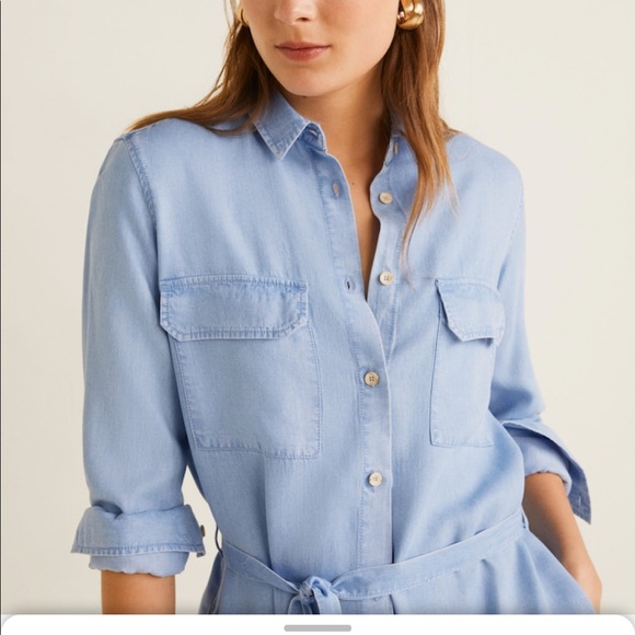 Mango summer Denim style soft dress - Picture 6 of 9